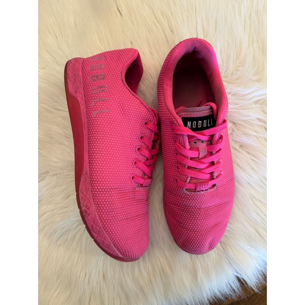 NoBull hot pink lifting crossfit‎ shoes men's size 8 women's size 9.5 GUC